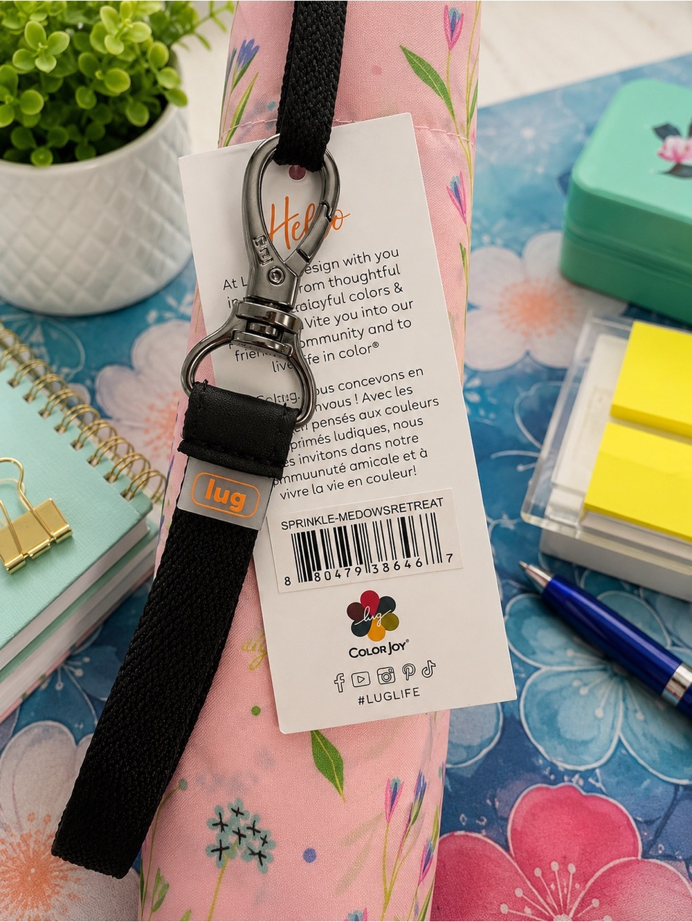 Lug Sprinkle Umbrella from the 2026 Spring Box Meadow Retreat WITH FIDGET - Picture 2 of 3
